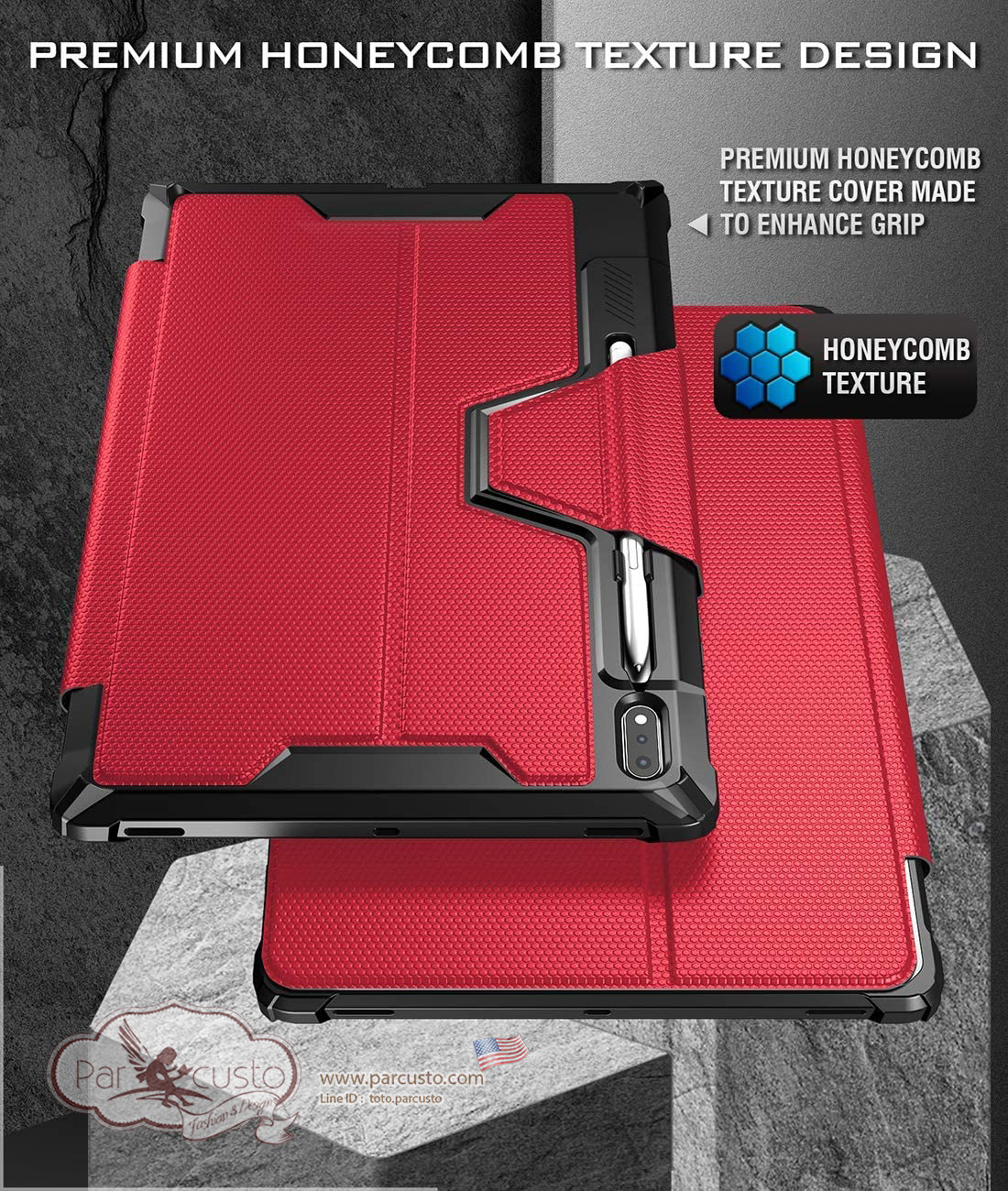 เคส Samsung Galaxy Tab S7 Plus 12.4 inch 2020 [Explorer Series] จาก Poetic [Pre-order USA]