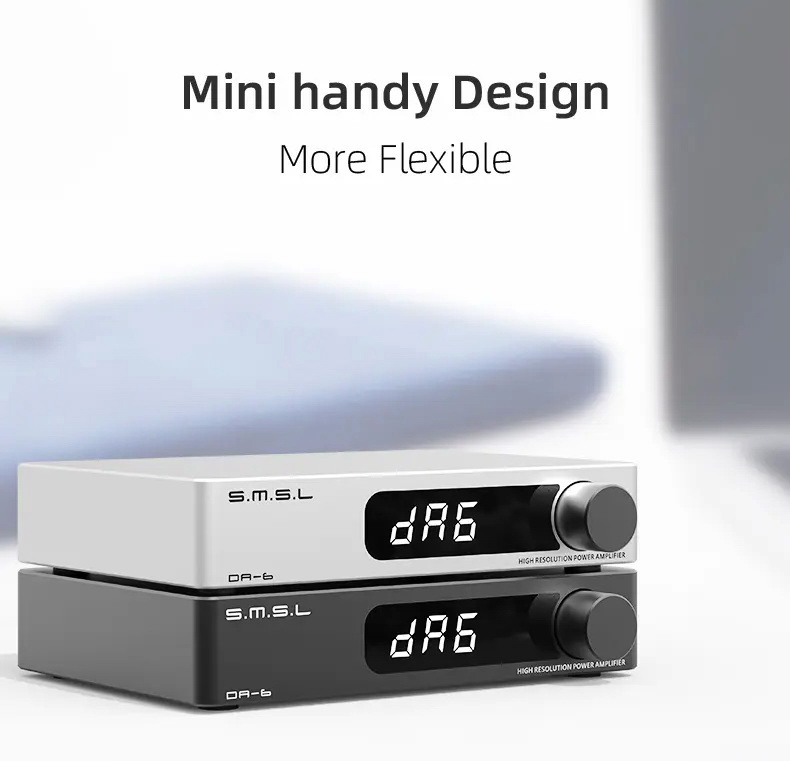 SMSL DA-6 Power Amplifier ภาคขยายเสียง รองรับ Hi-Res ประกันศูนย์ไทย