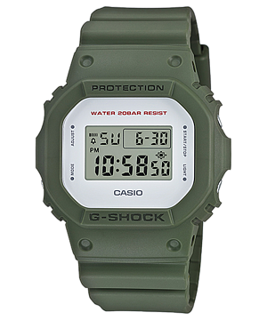 นาฬิกา คาสิโอ Casio G-Shock Military series รุ่น DW-5600M-3 (นำเข้า Japan กล่องหนังญี่ปุ่น) [หายาก ไม่วางขายในไทย] ของแท้ รับประกัน 1 ปี