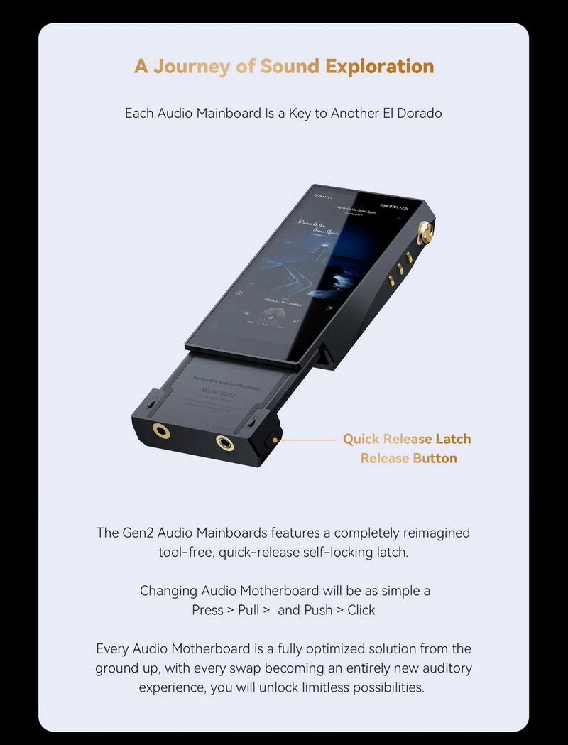 Cayin Board E203 เมนบอร์ดเสียงสำหรับ N6III พร้อมชิป DAC ESS SABRE ES9039Pro ประกันศูนย์ไทย
