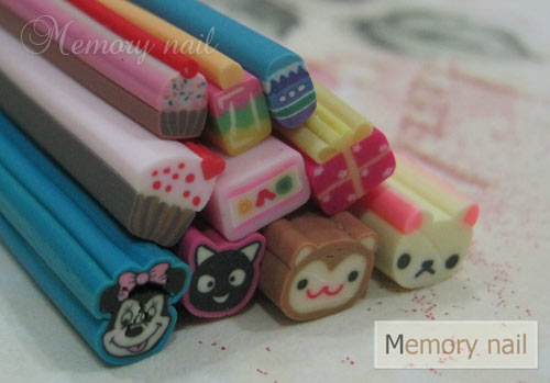 ฟีโม่ แบบแท่ง ลายขนม Fimo-11