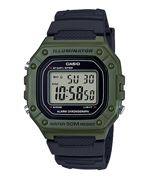 นาฬิกา Casio STANDARD DIGITAL รุ่น W-218H-3AV ของแท้ รับประกัน1ปี