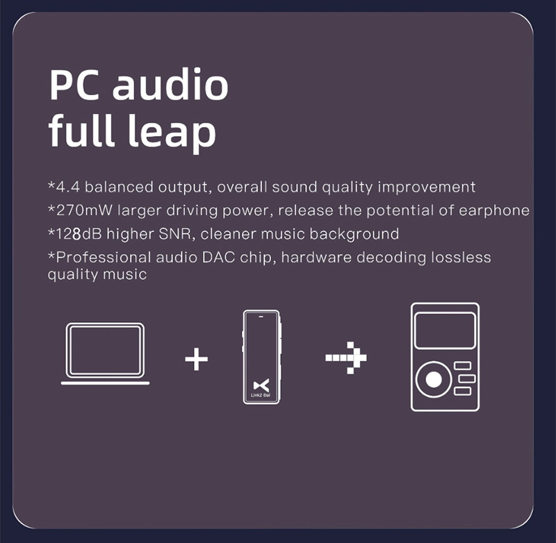 ขาย XDUOO Link2 Bal MAX USB DAC/AMP พกพา กำลังขับสูง ประกันศูนย์ไทย