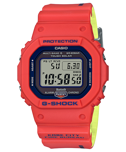 นาฬิกา Casio G-SHOCK x KOBE CITY FIRE BUREAU Only Japan Limited GW-B5600 series รุ่น GW-B5600FB-4JR (ขายเฉพาะJapanเท่านั้น) ของแท้ รับประกัน1ปี