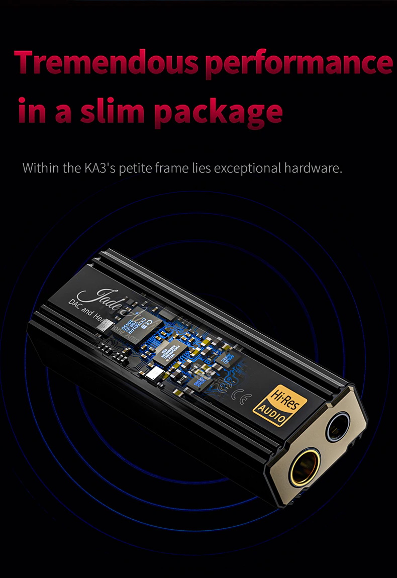 FiiO KA3 DAC/AMP พกพาระดับเรือธง รองรับ 32Bit/768kHz, DSD512