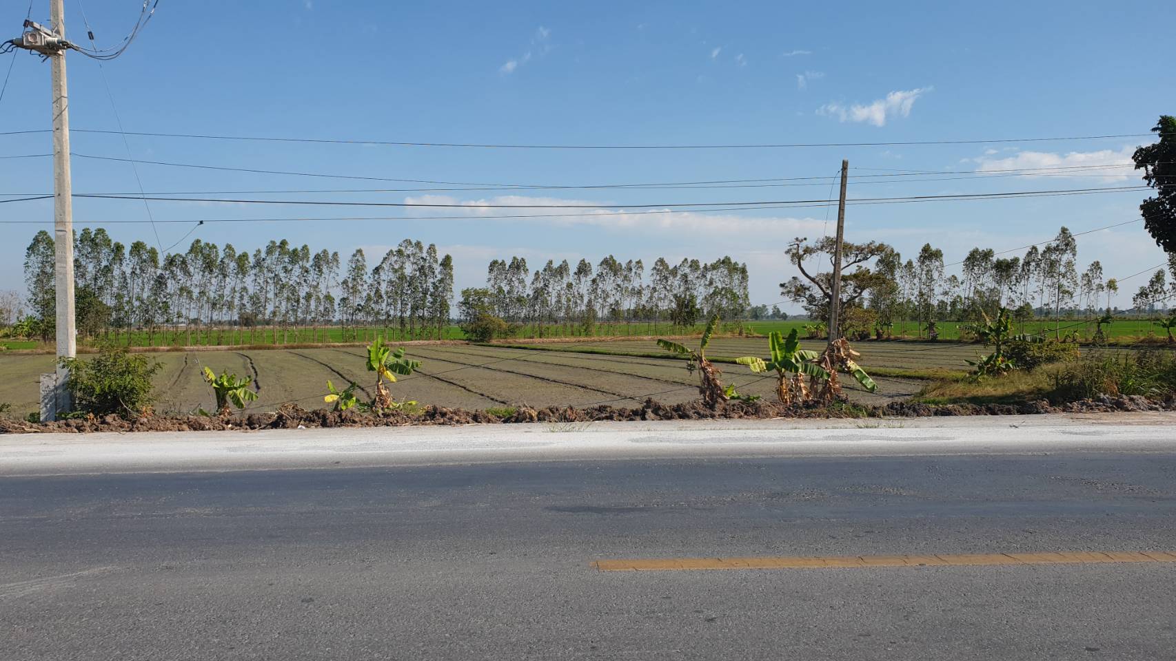 ขายที่ดินแปลงสวย ทำเลทอง ติดถนนสี่เลน เนื้อที่ 8 ไร่ อ.อู่ทอง จ.สุพรรณบุรี หน้ากว้างติดถนน 156 เมตร ติดถนน 2 ด้าน ด้านหน้าติดถนนสี่เลน ใกล้กรุงเทพ เดินทางจาก กทม 122 กม