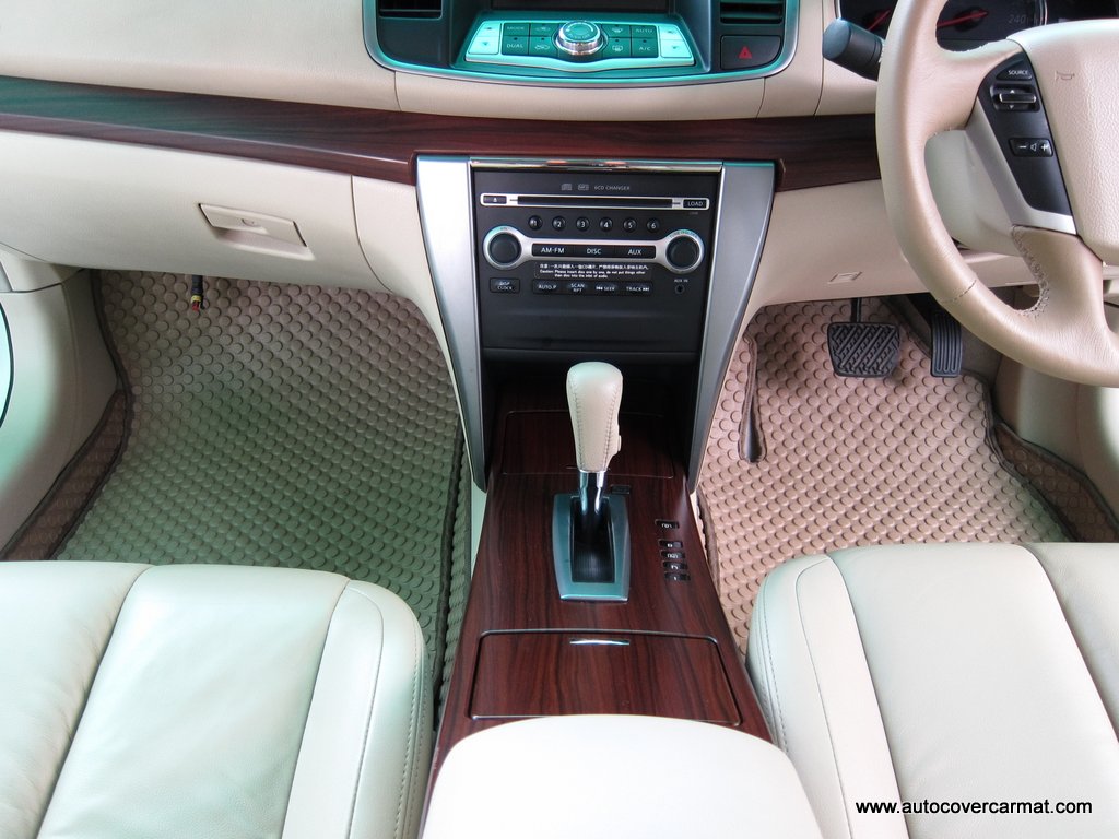 พรมปูพื้นรถยนต์ พรมกระดุม รถ NISSAN TEANA J32 ปี 2009-2013 ชุดภายในห้องโดยสาร จำนวน 12 ชิ้น