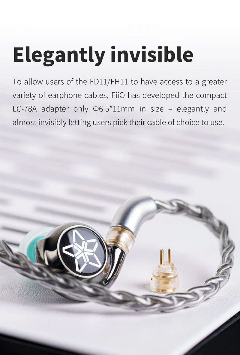 FiiO LC-78A อะแดปเตอร์แปลงขั้วหูฟัง FD11/FH11 ให้รองรับสายหูฟัง MMCX