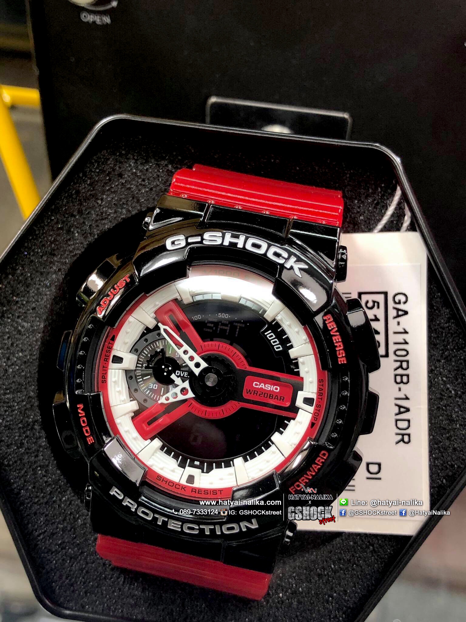 นาฬิกา Casio G-Shock Special color RED & BLACK series รุ่น GA-110RB-1A ของแท้ รับประกัน1ปี