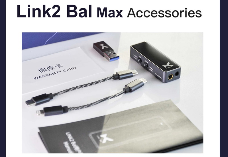 ขาย XDUOO Link2 Bal MAX USB DAC/AMP พกพา กำลังขับสูง ประกันศูนย์ไทย