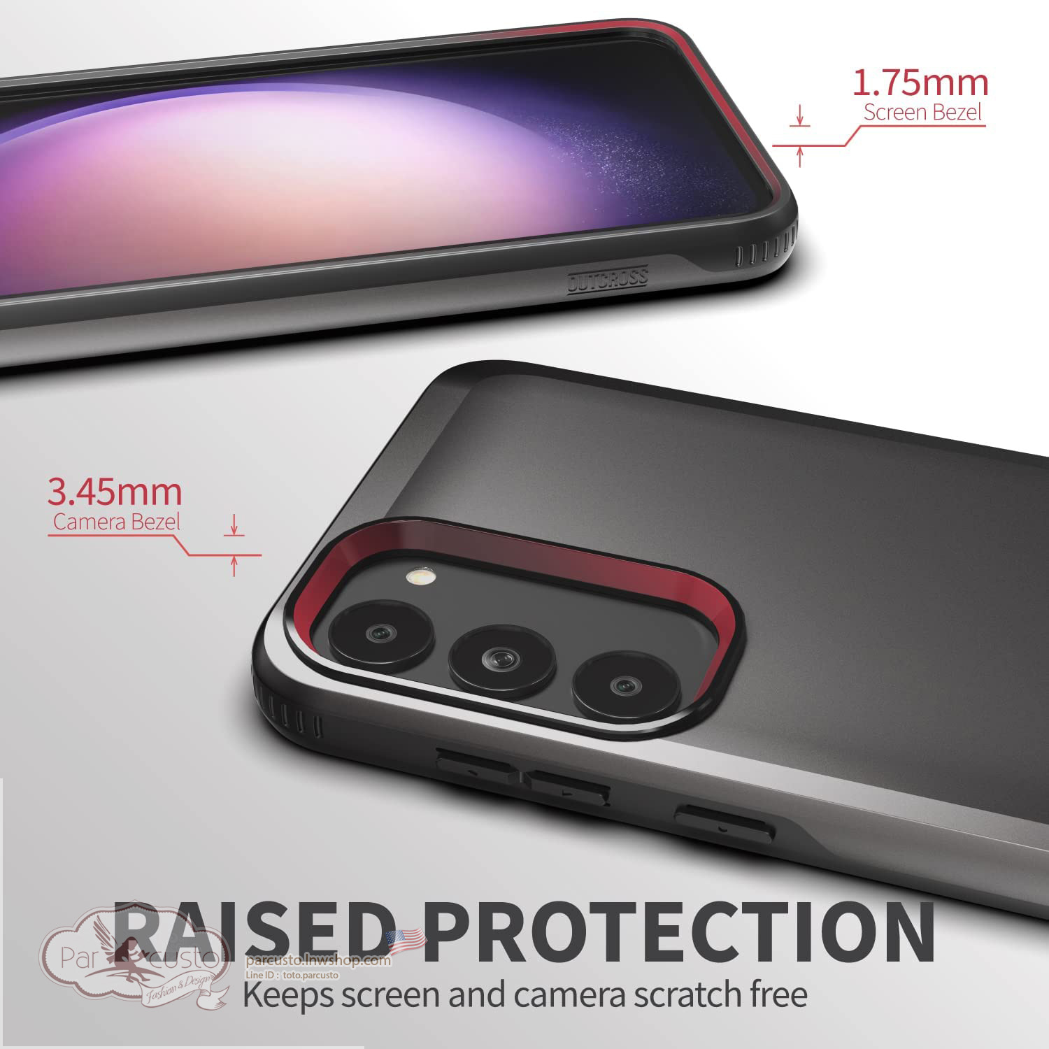 เคสกันกระแทก Samsung Galaxy S23+ / S23 Plus [Outcross] จาก Vena (Pre-order USA)