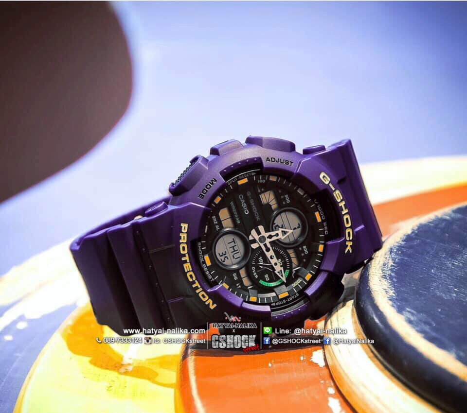 นาฬิกา Casio G-Shock ANALOG-DIGITAL GA-140 series รุ่น GA-140-6A "New EVANGELION" ของแท้ รับประกัน1ปี