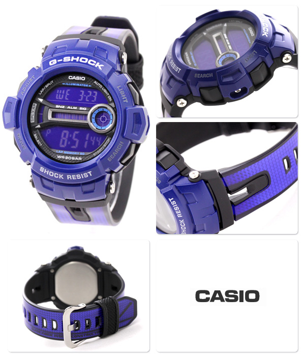 นาฬิกา คาสิโอ Casio G-Shock Standard digital รุ่น GD-200-2DR สายFiberGlass (หายากมาก)