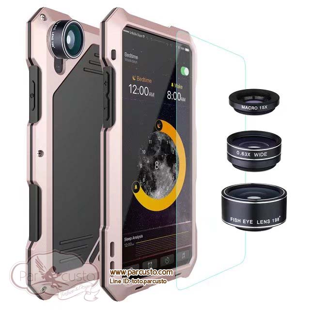 เคสกันกระแทกพร้อมเลนส์เสริม Apple iPhone X จาก Jian tree [Pre-order]