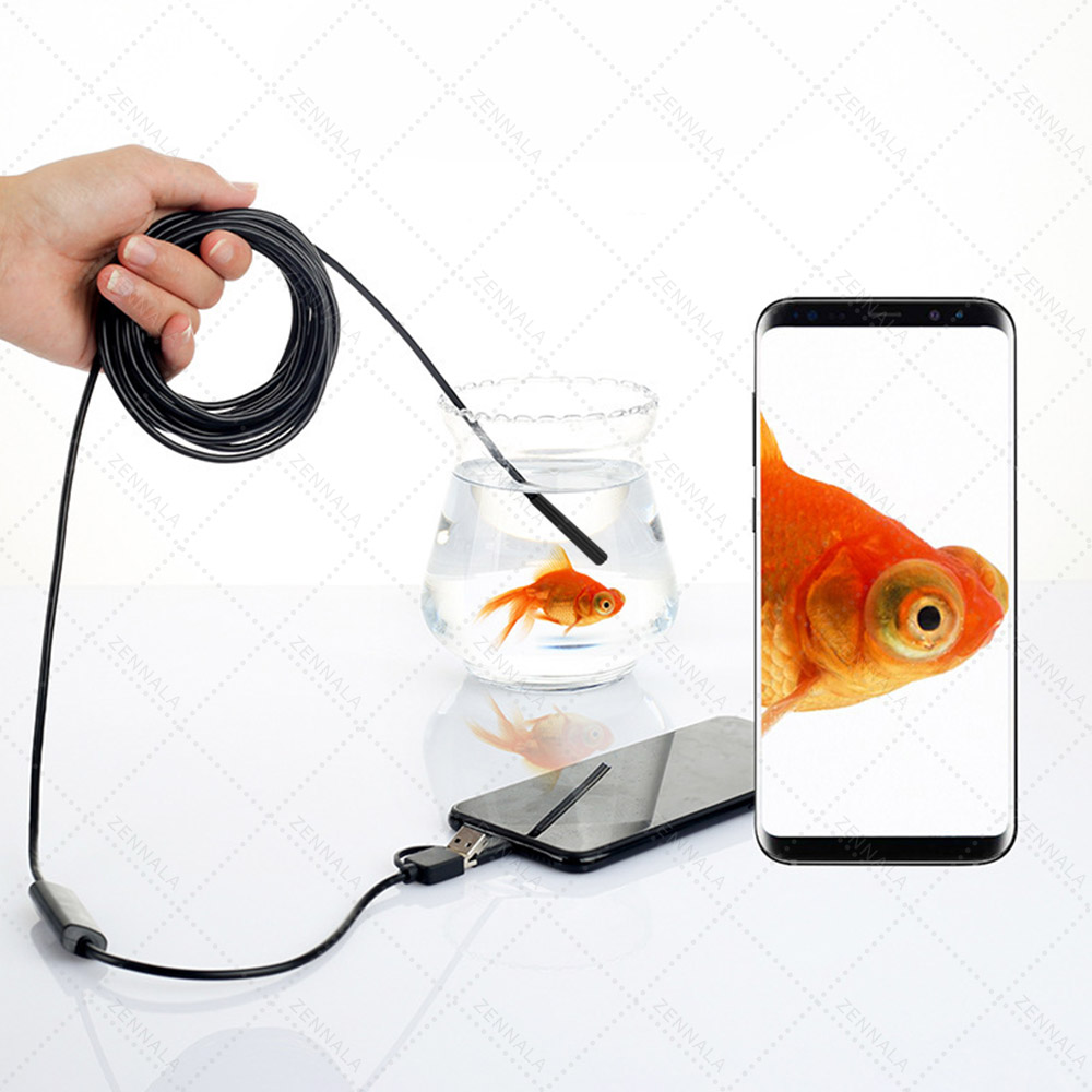 กล้องงู HD USB-android-type C 3IN1 (8 มิลิเมตร) สายยาว10เมตร รุ่น TC-10