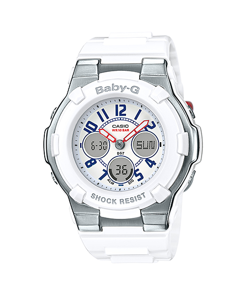 นาฬิกา Casio Baby-G White Tricolor series รุ่น BGA-110TR-7B ของแท้ รับประกัน1ปี