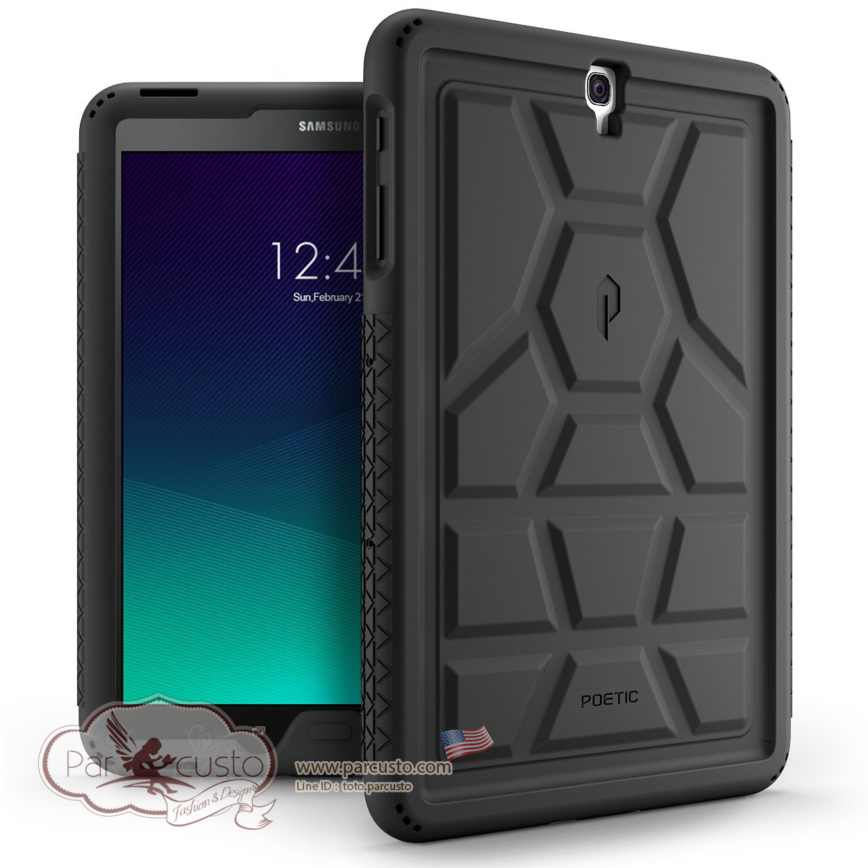 เคสซิลิโคนกันกระแทก Samsung Galaxy Tab S3 9.7 [TurtleSkin] จาก Poetic [Pre-order USA]