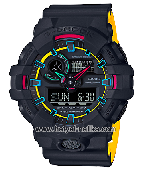นาฬิกา คาสิโอ Casio G-Shock Special Color GA-700SE Street Fashion Element series รุ่น GA-700SE-1A9 "TRON-Clue" ของแท้ รับประกัน 1 ปี (หายากมาก)