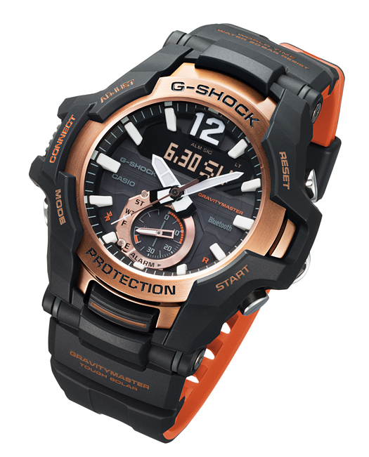 นาฬิกา Casio G-Shock นักบิน GRAVITYMASTER BLUETOOTH รุ่น GR-B100-1A4 ของแท้ รับประกัน1ปี