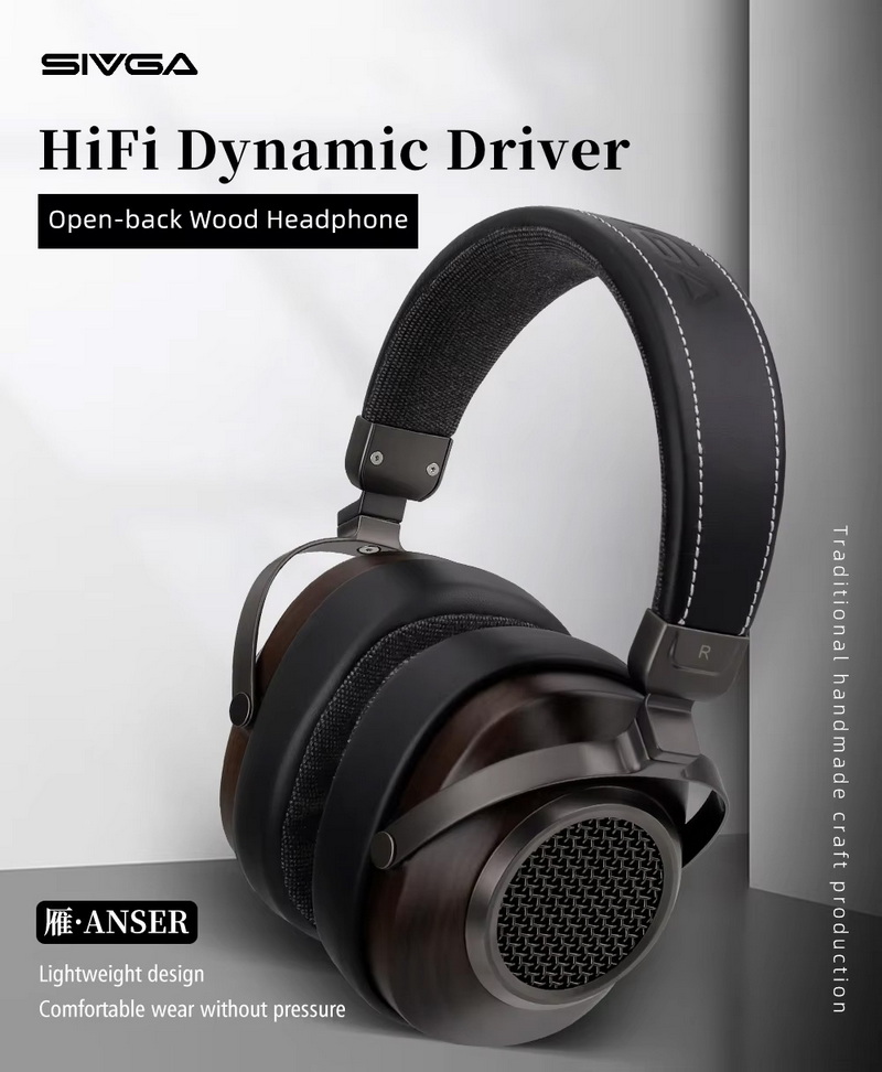 Sivga Anser หูฟัง Headphone ไม้แบบเปิดด้านหลัง ไดรเวอร์ไดนามิกระดับ HiFi ประกันศูนย์ไทย