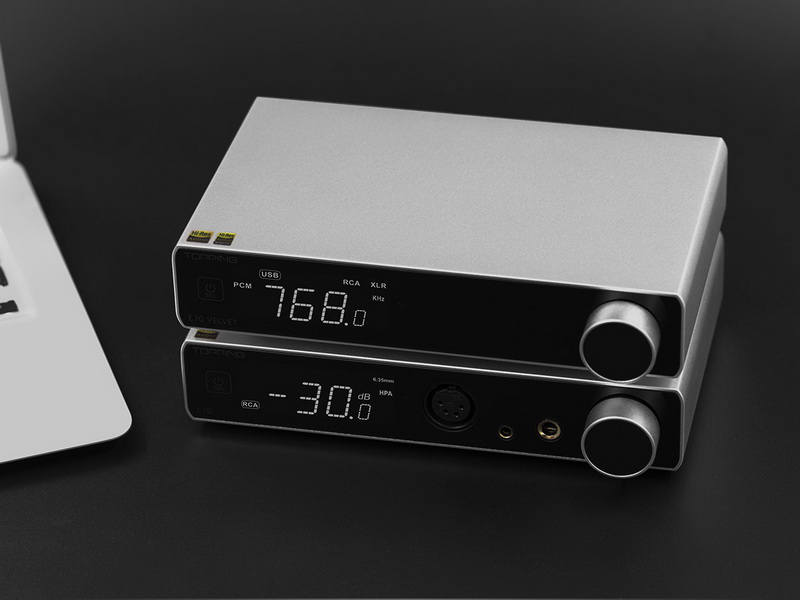Topping E70 Velvet DAC ตั้งโต๊ะระดับเรือธง รองรับ Dual Hi-RES ประกันศูนย์ไทย