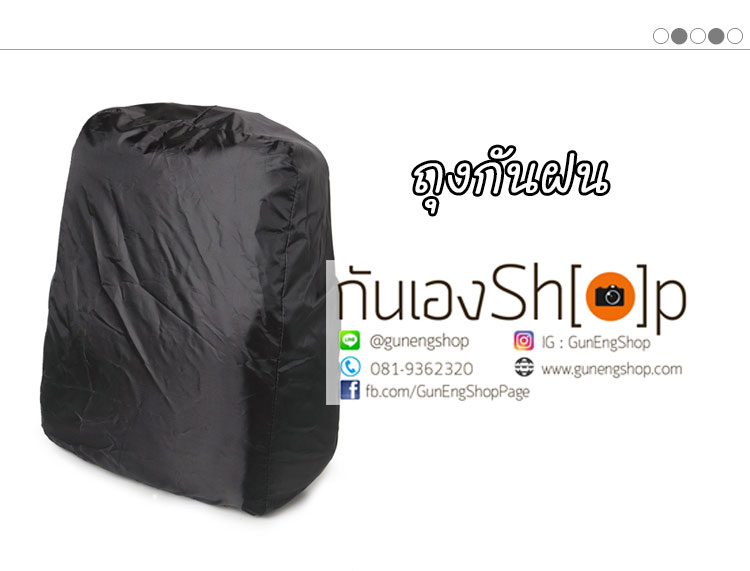 กระเป๋ากล้องเป้สะพายหลัง ผ้ากันน้ำ รุ่น Mini Camera Backpack Size L
