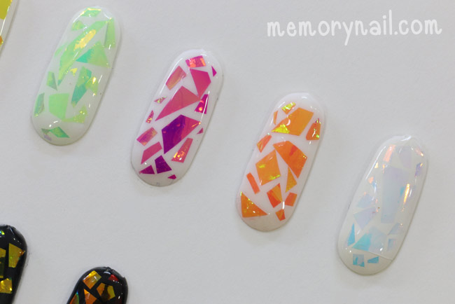 กระดาษแก้วออโรรา,Glass Aurora paper,Glass Slice Nail Art,กระดาษแก้ว,กระดาษแก้ว ติดเล็บ,สติ๊กเกอร์แก้ว,glass nail