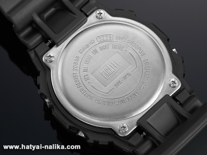 นาฬิกา Casio G-SHOCK x PIGALLE Limited model 35th Anniversary Collaboration series รุ่น DW-5600PGB-1 ของแท้ รับประกัน1ปี