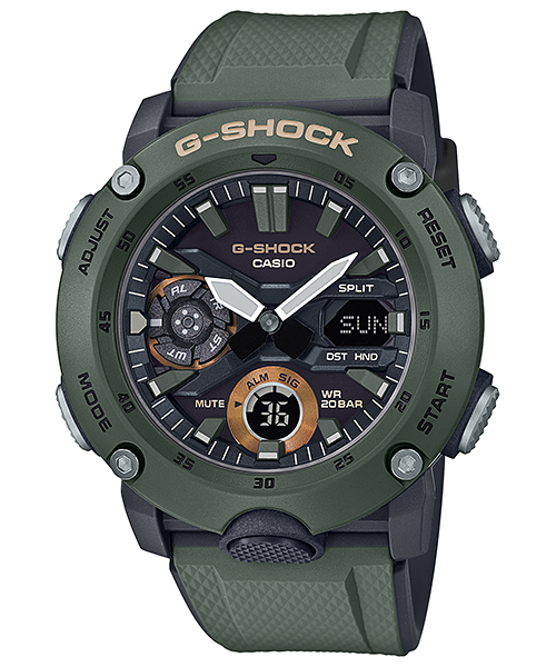 นาฬิกา Casio G-Shock ANALOG-DIGITAL GA-2000 series รุ่น GA-2000-3A ของแท้ รับประกัน1ปี