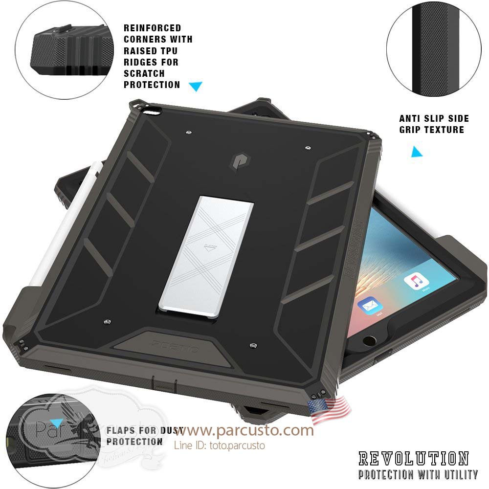 เคสกันกระแทก Apple iPad Pro [Premium Rugged] จาก Poetic [Pre-order USA]
