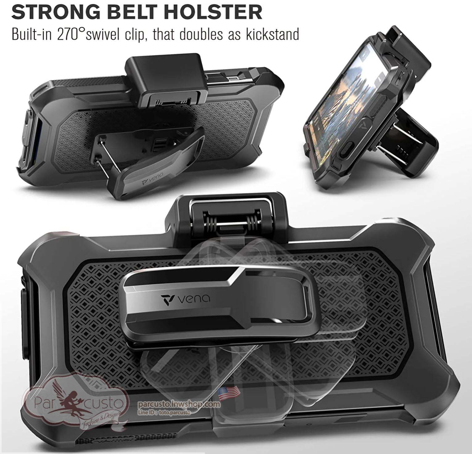 เคสกันกระแทก Apple iPhone 14 Pro Max [vArmor] จาก Vena (Pre-order USA)