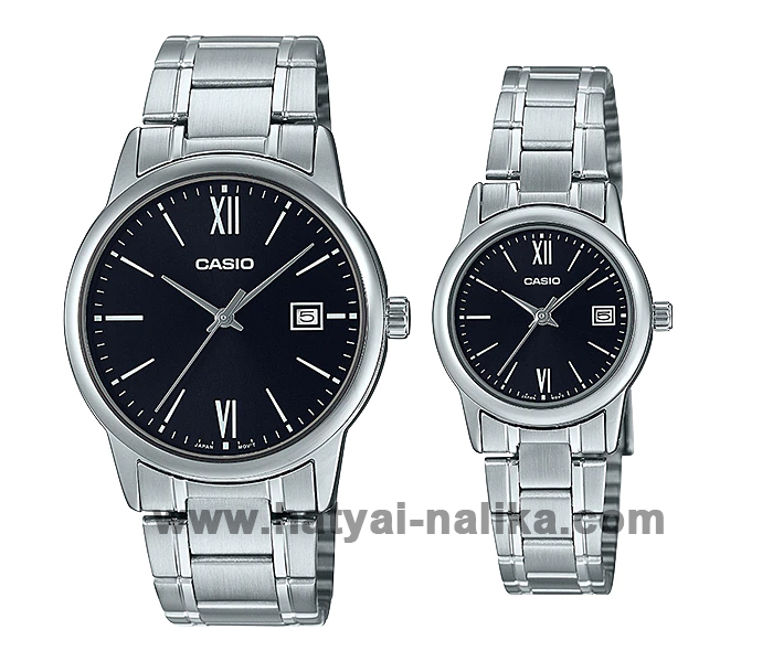 นาฬิกา คาสิโอ Casio SETคู่รัก รุ่น MTP-V002D-1B3+LTP-V002D-1B3 ของแท้ รับประกัน 1 ปี