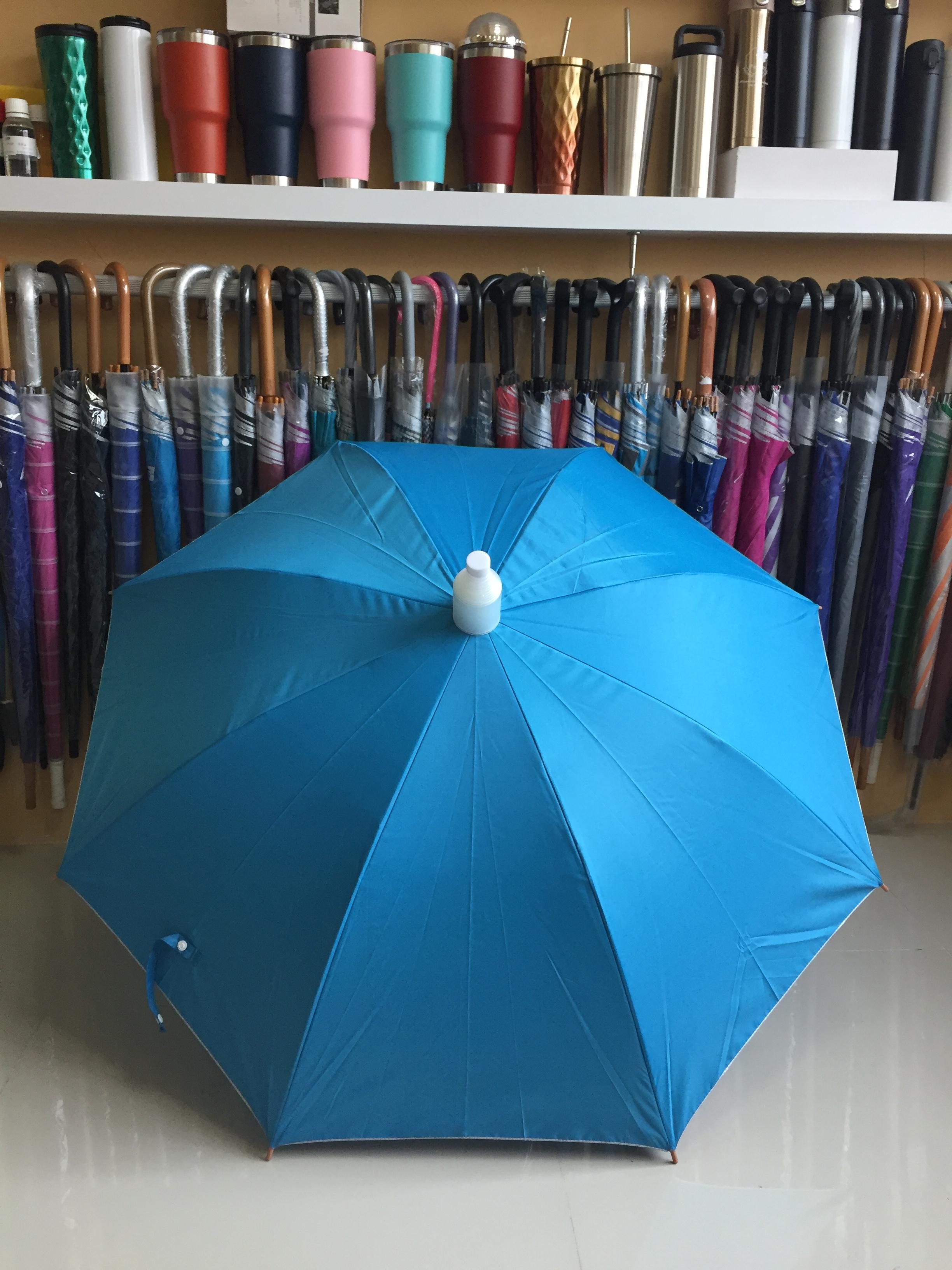 ร่มปลอกถ้วย 24 นิ้ว ผ้าร้มเคลือบยูวี คละสี