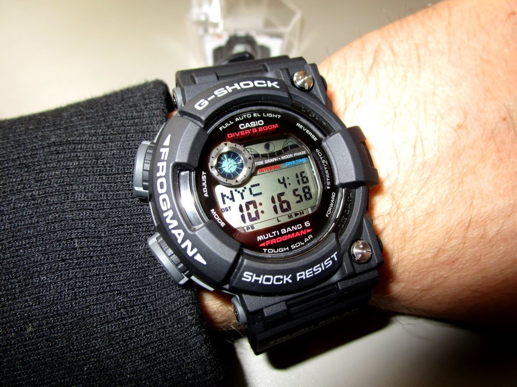 นาฬิกา Casio G-Shock FROGMAN multiband6 รุ่น GWF-1000-1 "Made in Japan" ของแท้ รับประกัน1ปี