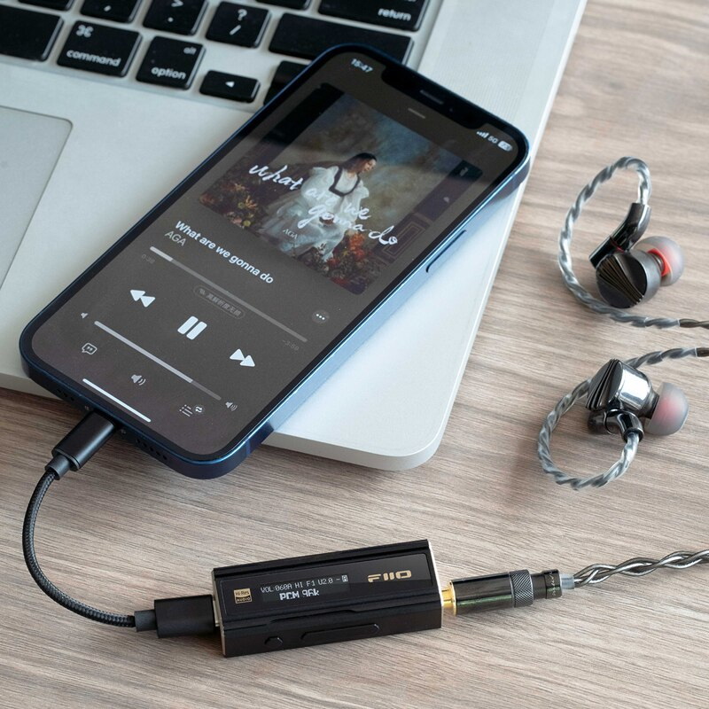 FiiO KA5 DAC/AMP พกพา พร้อมจอแสดงผล OLED ประกันศูนย์ไทย