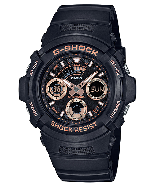 นาฬิกา Casio G-Shock Special Color BLACK&GOLD XTRA Color series รุ่น AW-591GBX-1A4 ของแท้ รับประกัน1ปี