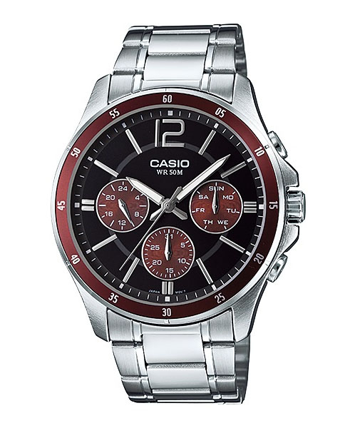 นาฬิกา คาสิโอ Casio STANDARD Analog'men รุ่น MTP-1374D-5AV ของแท้ รับประกัน 1 ปี