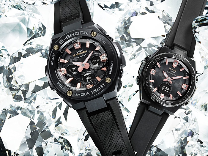 นาฬิกา Casio Baby-G G-MS "G-Steel Lady" Diamond Design รุ่นพิเศษ MSG-S200 series รุ่น MSG-S200BDD-1A ของแท้ รับประกัน1ปี