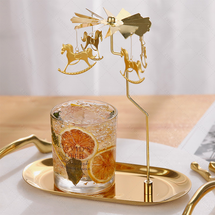 ที่วางเทียนหอม โมบายเชิงเทียน แบบหมุนได้