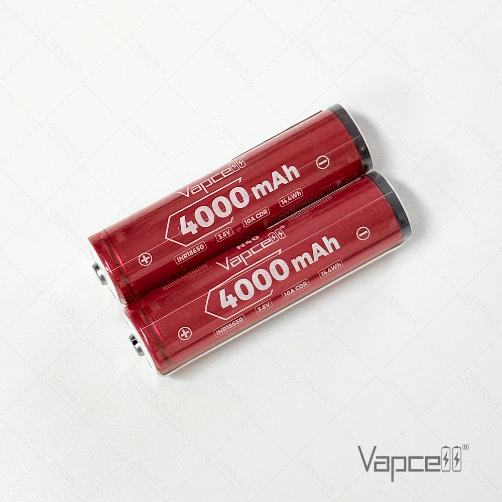 ถ่านชาร์จ Vapcell 18650 4000mAh 10A รุ่น N40 PCB