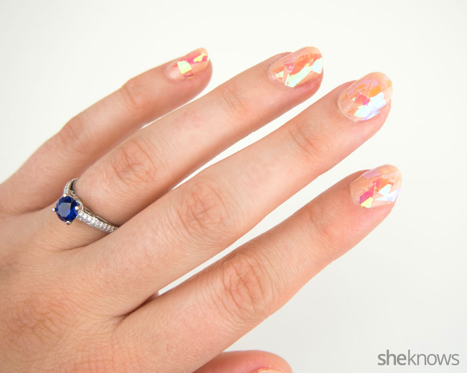 กระดาษแก้วออโรรา,Glass Aurora paper,Glass Slice Nail Art,กระดาษแก้ว,กระดาษแก้ว ติดเล็บ,สติ๊กเกอร์แก้ว,glass nail