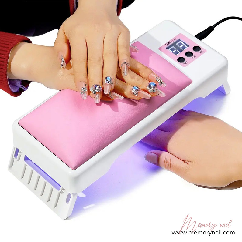 [GJ0557เครื่องอบหมอน] เครื่องอบสีเจล ที่มีหมอนด้านบน สะดวกใช้งาน ขนาดกำลังดี เครื่องอบ สีทาเล็บเจล