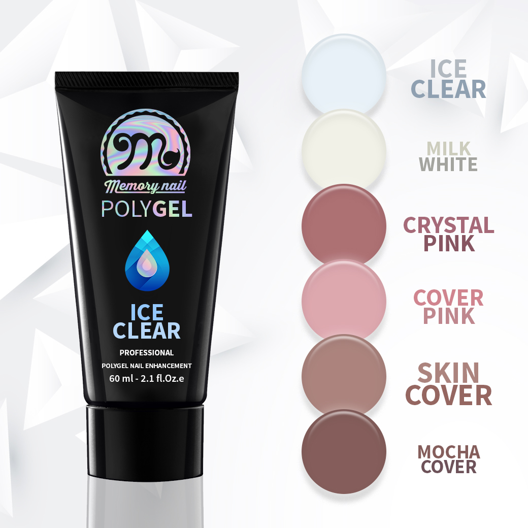 POLYGEL เจลต่อเล็บ โพลี่เจล เมมโมรี่เนล คุณภาพคับหลอด ขนาดใหญ่มาก 60 กรัม