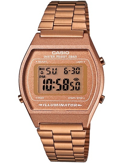 นาฬิกา คาสิโอ Casio STANDARD DIGITAL Classic ROSE GOLD Tone รุ่น B640WC-5A