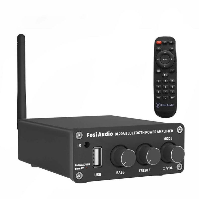Fosi Audio BL20A Bluetooth Power Amplifier ClassD ชิป TPA3116 x2 ประกันศูนย์ไทย