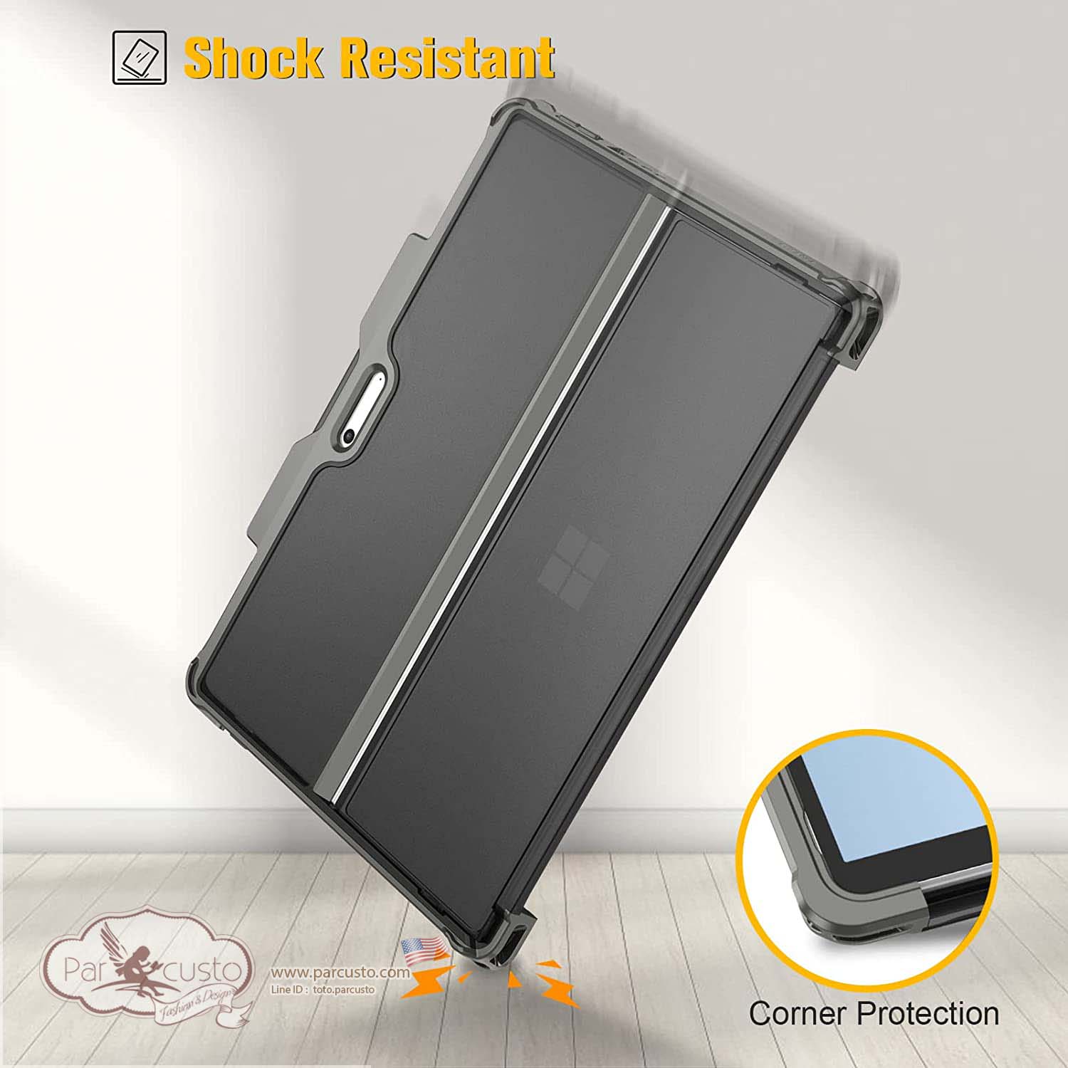 เคสกันกระแทก Microsoft Surface Pro 8 (2021) 13 Inch จาก Fintie [Pre-order USA]