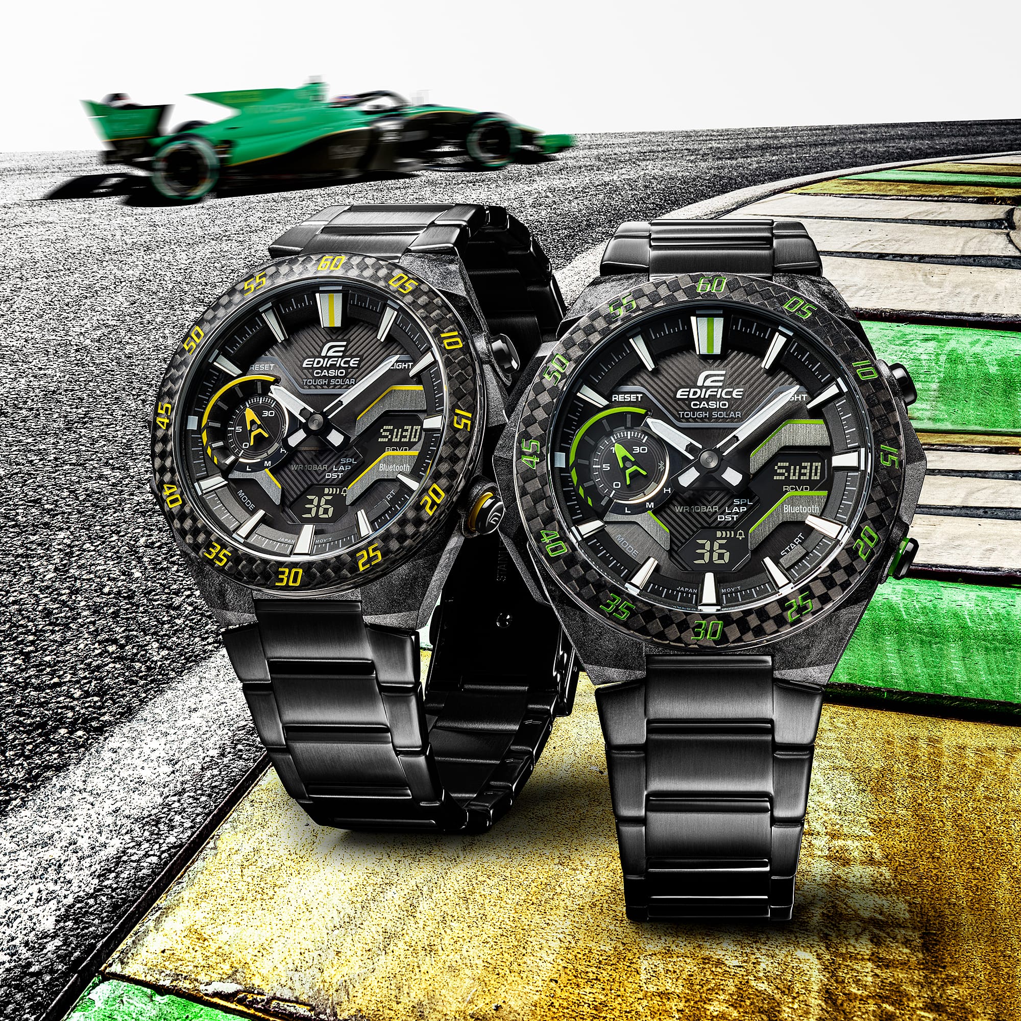 นาฬิกา Casio EDIFICE Bluetooth with Smartphone รุ่น ECB-2200RC-1A3 ของแท้ รับประกัน1ปี