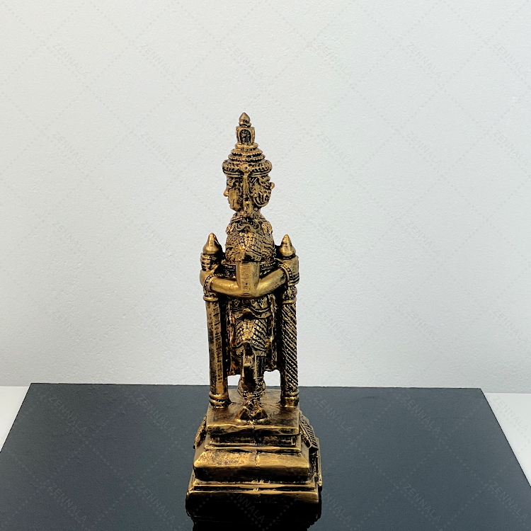 ท้าวเวสสุวรรณ นิลพลอย ขัดทอง 2 หน้า