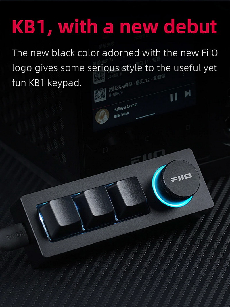 ขาย FiiO KB1 คีย์บอร์ด Mechanical สำหรับเครื่องเสียง ตั้งมาโครได้ ประกันศูนย์ไทย