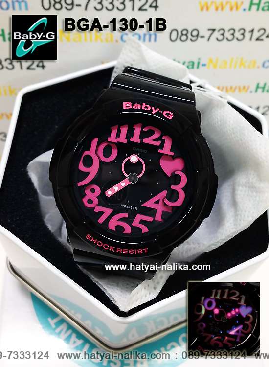 นาฬิกา คาสิโอ Casio Baby-G Neon Illuminator รุ่น BGA-130-1B